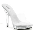 Slip On Sandal Clear 5in - Hush Store Sydney 