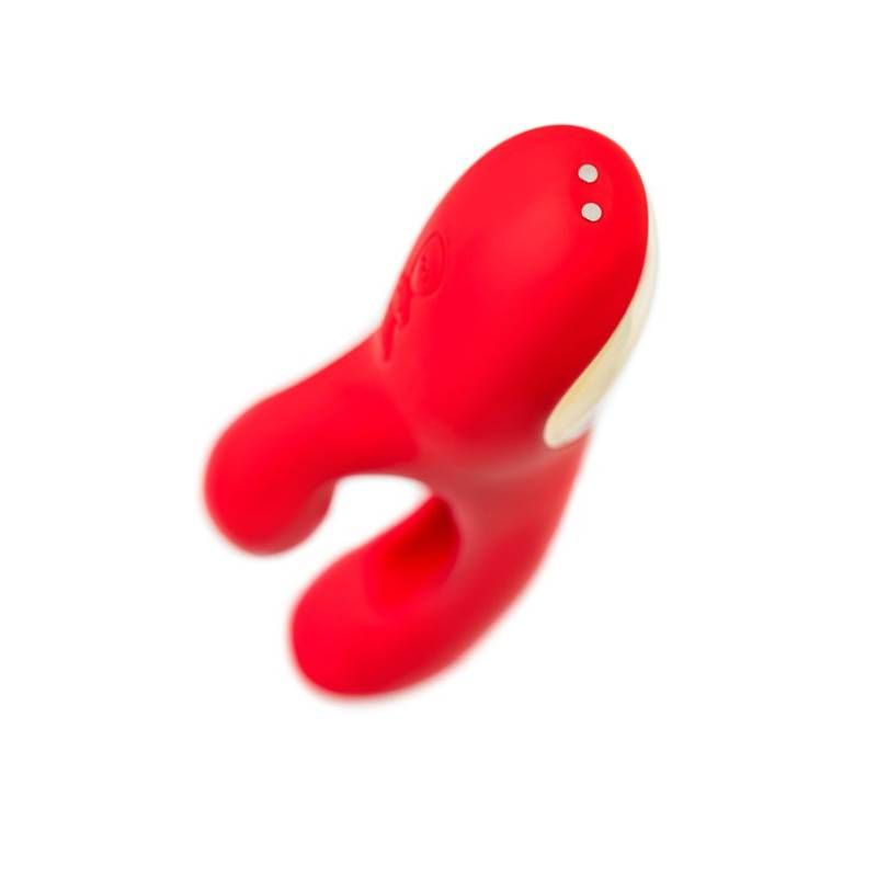 JOS Patti Moving Tongue Rabbit Vibrator Red