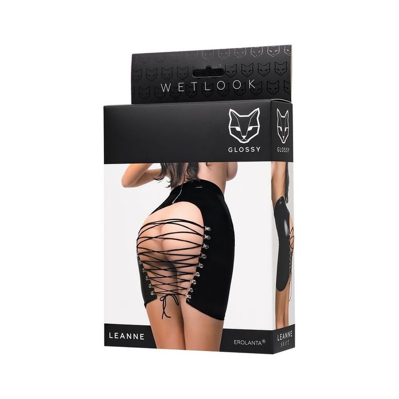 Glossy Leanne Mini Skirt - Hush Store Sydney 