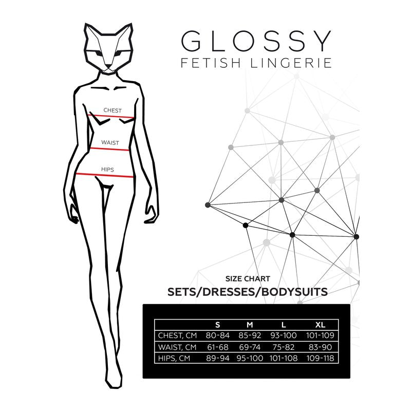 Glossy Leanne Mini Skirt - Hush Store Sydney 