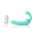 VibraTwin Rechargeable Come Hither Strapless Strap On with Remote - Hush Store Sydney 