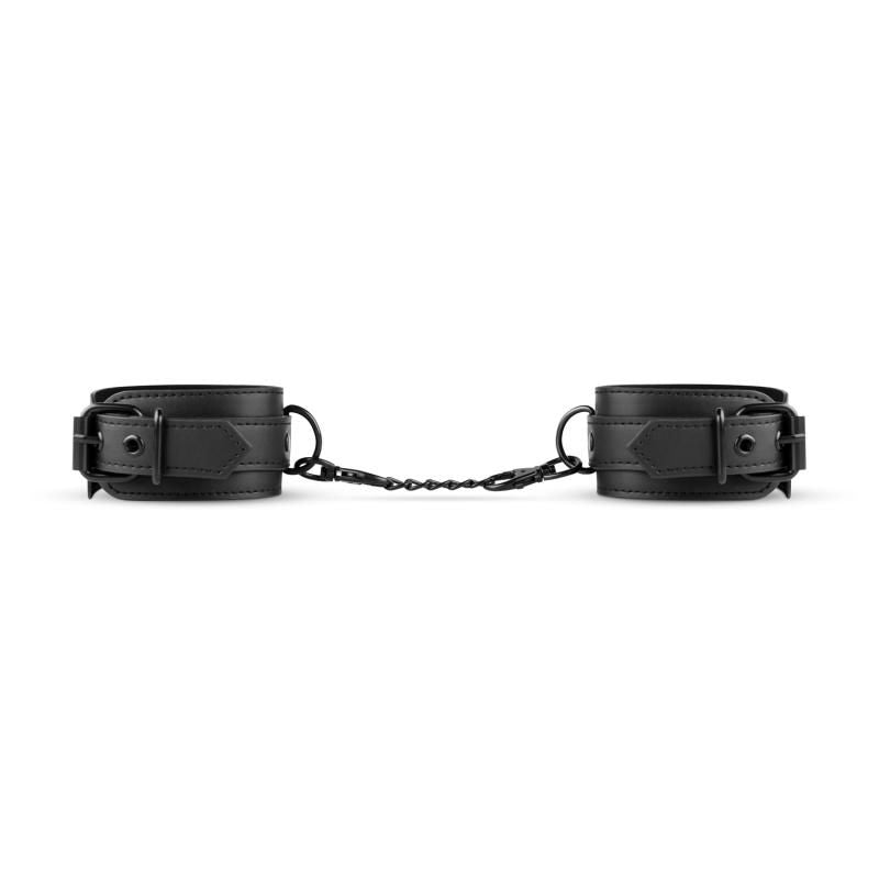 Faux Leather Handcuffs Black - Hush Store Sydney 