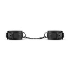 Faux Leather Handcuffs Black - Hush Store Sydney 