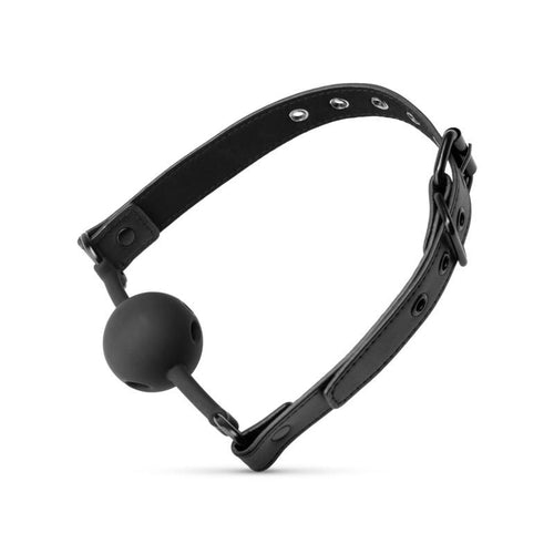 Breathable Silicone Ball Gag Black - Hush Store Sydney 