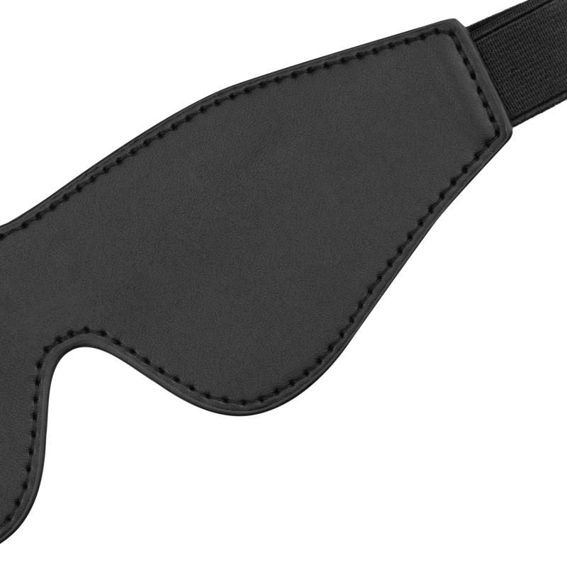 Faux Leather Blindfold Black - Hush Store Sydney 