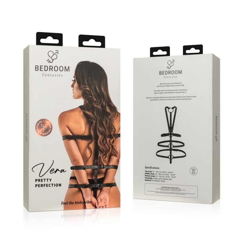 Vera Bondage Harness Black - Hush Store Sydney 