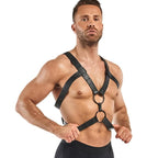 Rocco Bondage Harness Black - Hush Store Sydney 