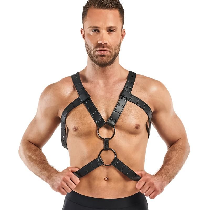 Rocco Bondage Harness Black - Hush Store Sydney 