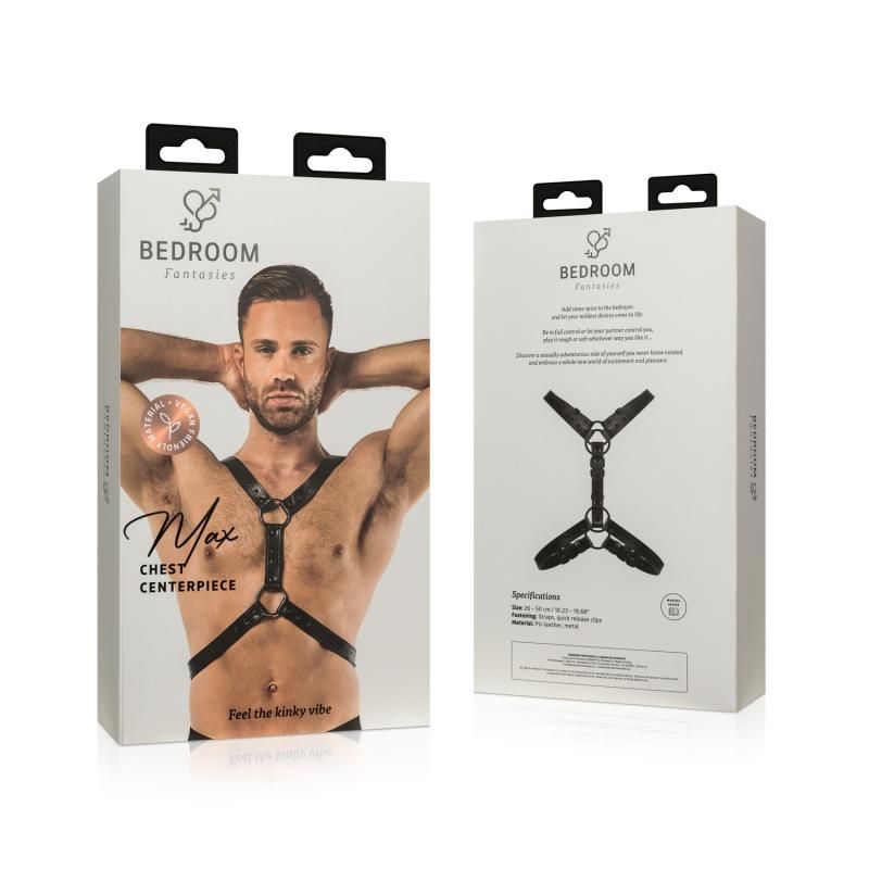Max Bondage Harness Black - Hush Store Sydney 