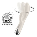 Satisfyer Spinning Rabbit 1 Beige - Hush Store Sydney 