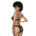 Flower Lace 2 Pc Set Black - Hush Store Sydney 