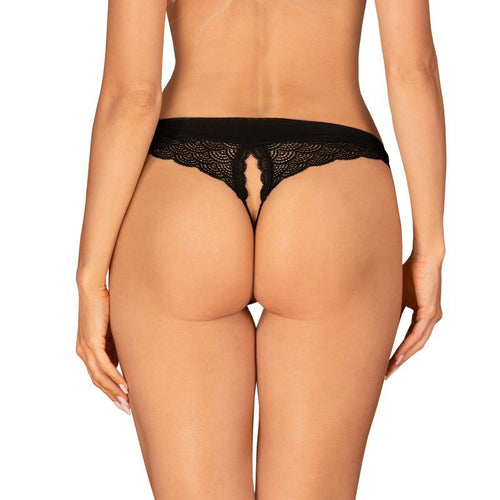Chemeris Crotchless Panties Black - Hush Store Sydney 