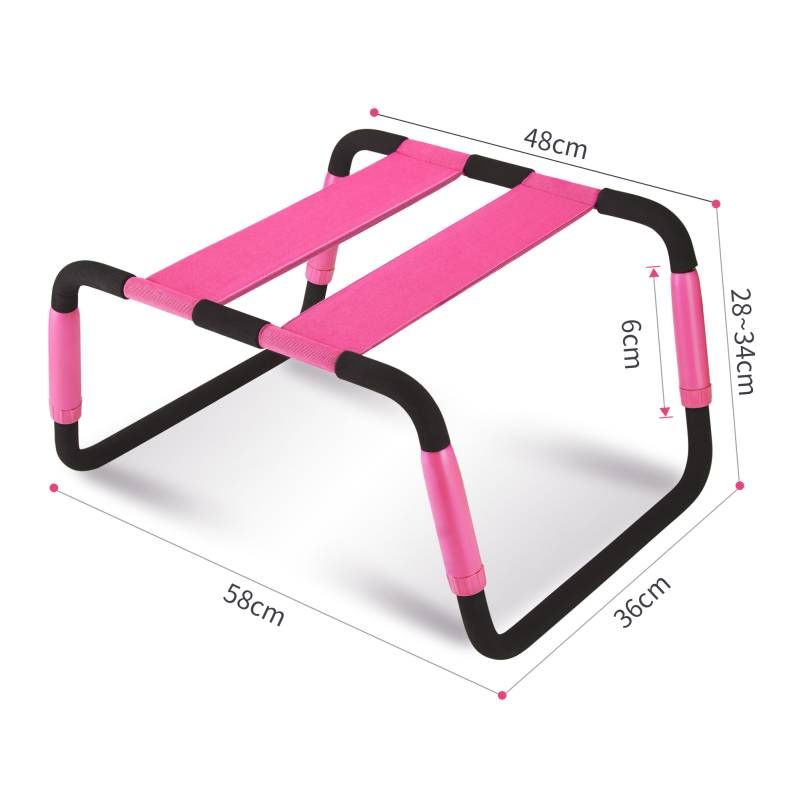 Sex Chair Adjustable Height Pink - Hush Store Sydney 