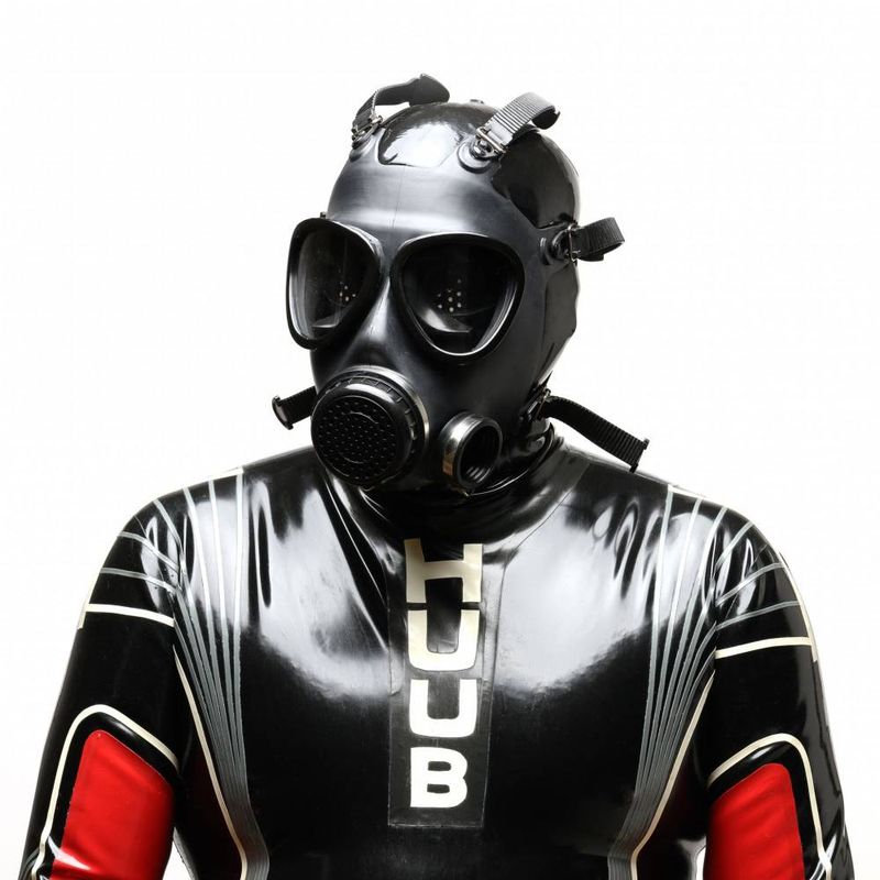 Military Adjustable Strap Rubber Gas Mask - Hush Store Sydney 
