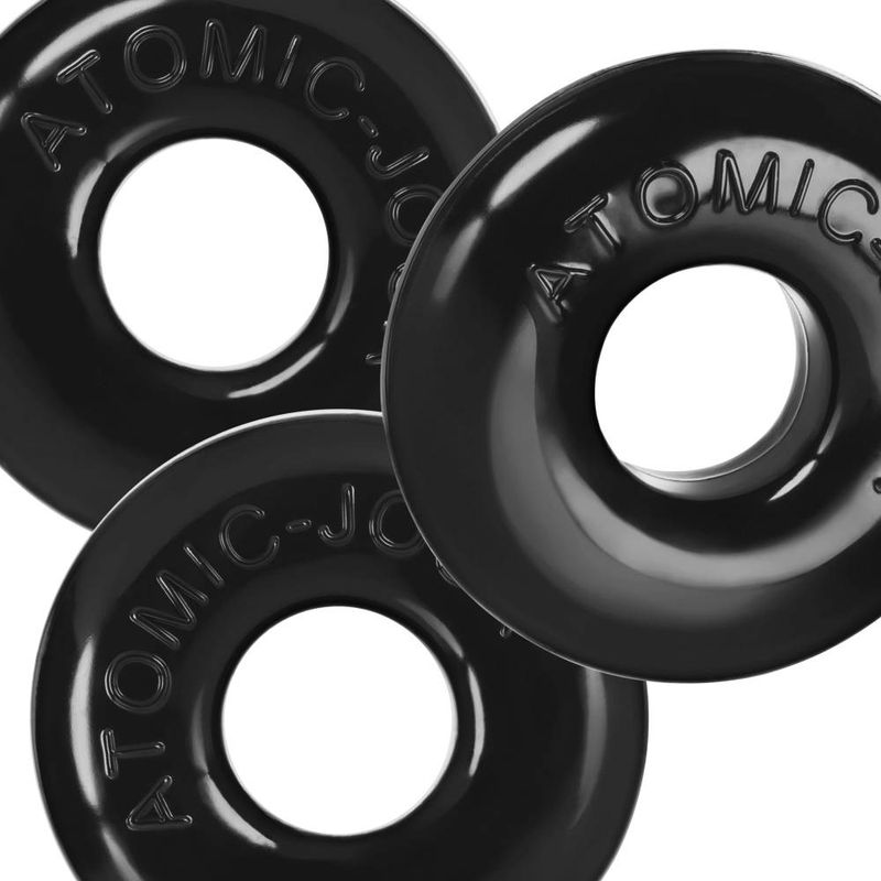 Ringer Max 3 Pc Cockring Set Black - Hush Store Sydney 