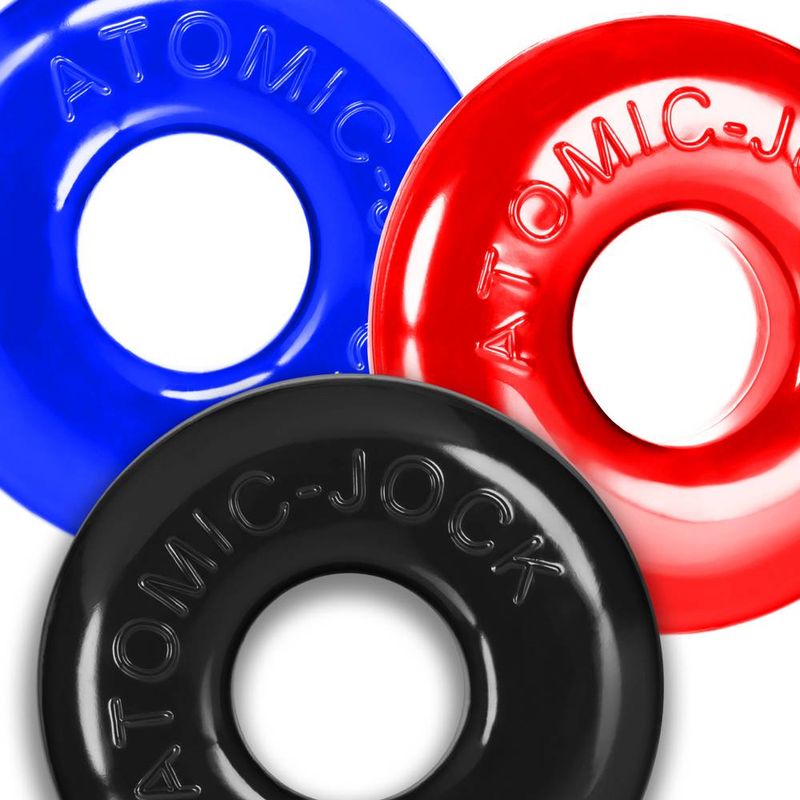 Ringer Max 3 Pc Multi Colour Cockring Set - Hush Store Sydney 