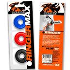 Ringer Max 3 Pc Multi Colour Cockring Set - Hush Store Sydney 