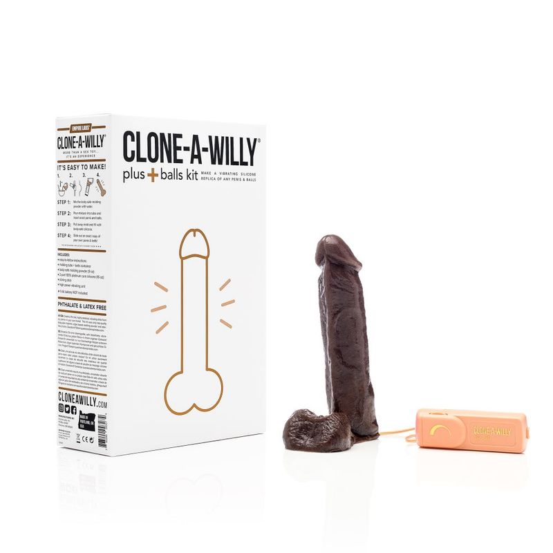 Clone a Willy Plus Balls Kit Deep Skin Tone