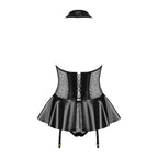 Hot Corset w Panties Black