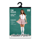 3 Pc Pink Private School Girl Costume - Hush Store Sydney 