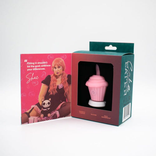Cake Eater Clit Flicker Stimulator Pink - Hush Store Sydney 