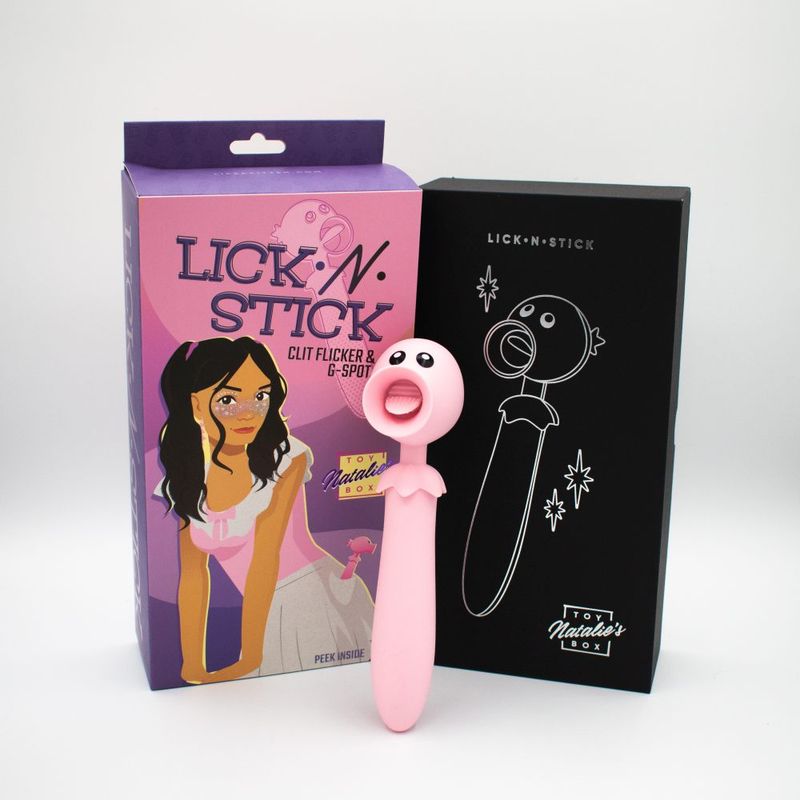 Lick N' Stick Clit Flicker G-Spot Vibrator