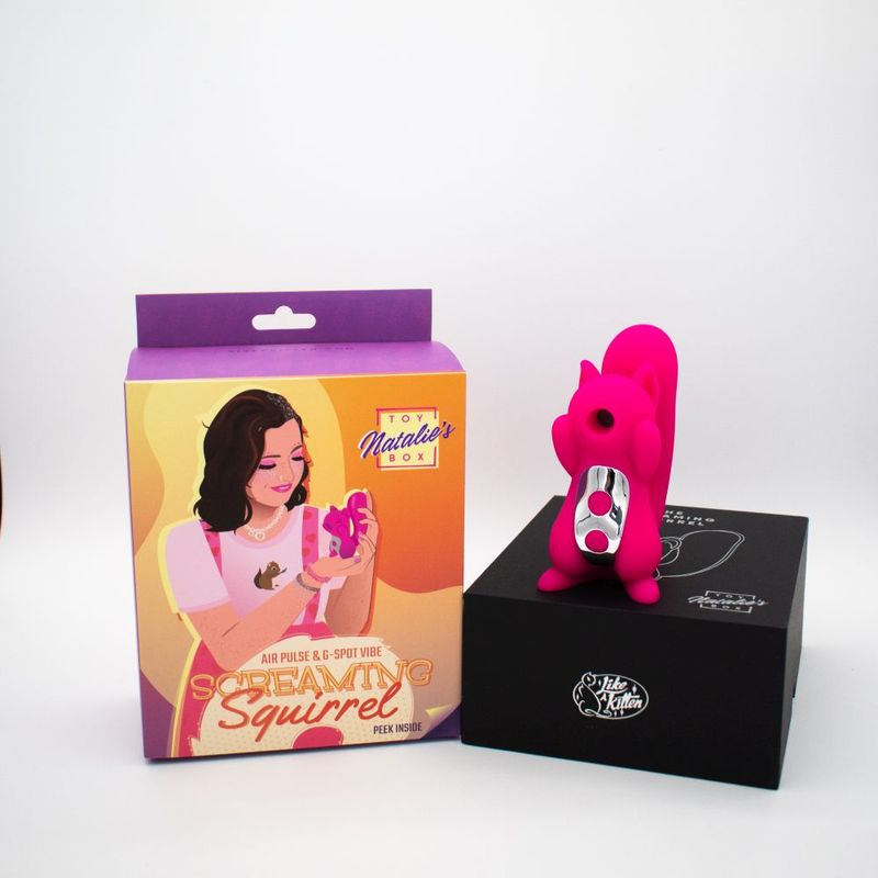 Screaming Squirrel Air Pulse & G-Spot Vibrator