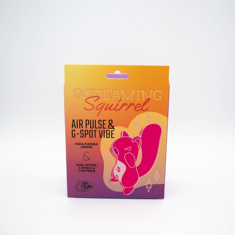 Screaming Squirrel Air Pulse & G-Spot Vibrator