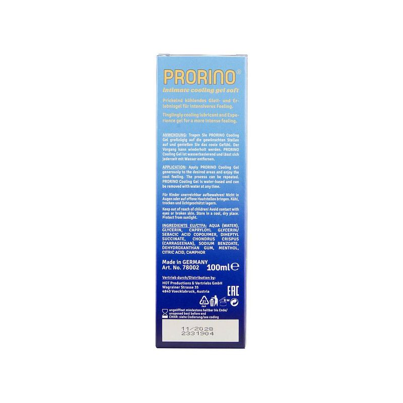 PRORINO Cooling Gel Soft 100ml