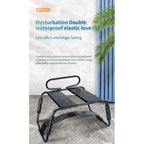 Sex Chair Adjustable Height Black w Handle and Arch Bridge