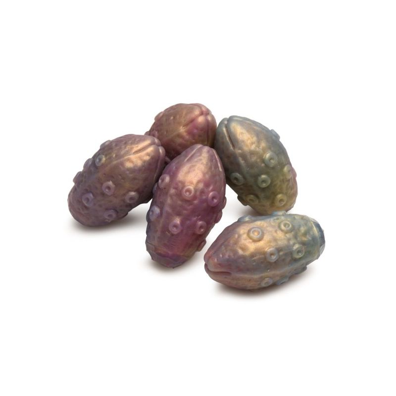 Deep Invader Tentacle Ovipositor Silicone Dildo with Eggs