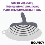 Bouncy Bliss Classic Inflatable Sit-On Vibrator