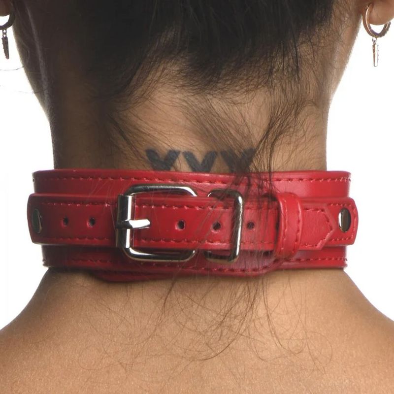 Red Female Chest Harness S/M - Hush Store Sydney 