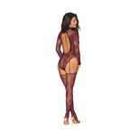 Body Stocking Burgundy - Hush Store Sydney