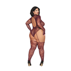 Body Stocking Burgundy - Hush Store Sydney