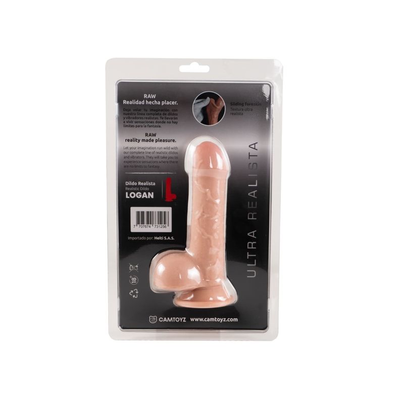 Raw Ultra Realistic Double Layered Dildo Logan