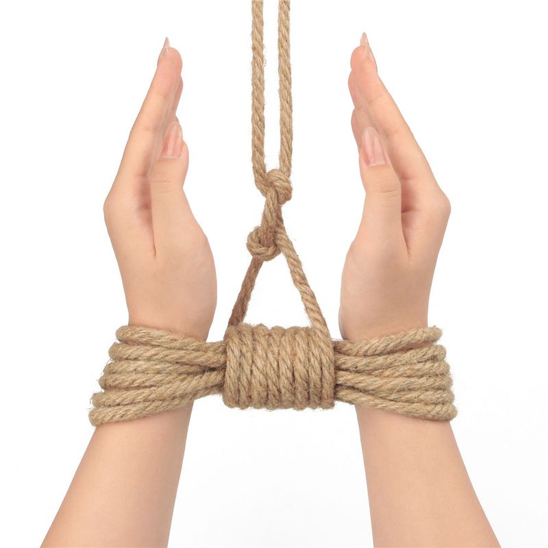 Rebellion Reign Rustic 10m Hemp Bondage Rope - Hush Store Sydney 