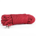 Rebellion Reign Crimson 10m Silky Bondage Rope Red - Hush Store Sydney 