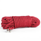 Rebellion Reign Crimson 10m Silky Bondage Rope Red - Hush Store Sydney 