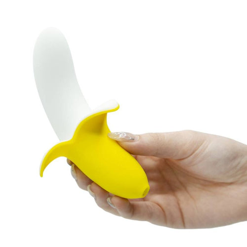 Banana Bliss 13cm Silicone Slimline Vibrator Massager - Hush Store Sydney 