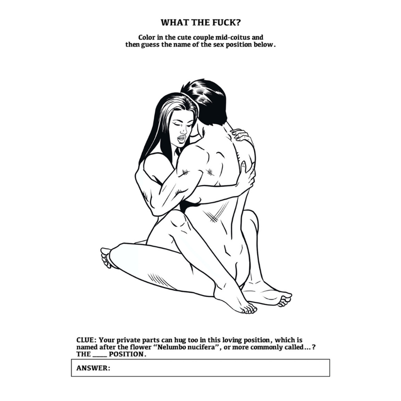 Kama Sutra Colouring Book