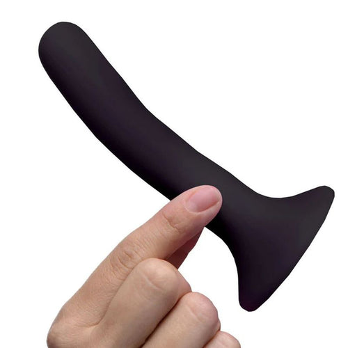 Black Silicone Strap-On Dildo Small - Hush Store Sydney 
