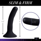 Black Silicone Strap-On Dildo Small
