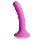 Pink Silicone Strap-On Dildo Small