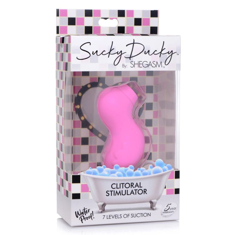 Sucky Ducky Silicone Clitoral Stimulator Pink
