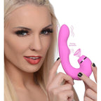 Shegasm 5 Star 10X Tapping G-Spot Vibe w Suction Pink