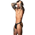 Male Power Snap Off Jock Black - Hush Store Sydney 