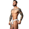 Male Power Marble Jock Strap White - Hush Store Sydney 