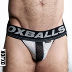 Oxballs Airmesh Swagger Jockstrap Ice White