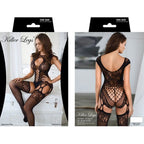 Darling Multi Net Fishnet Dress Red